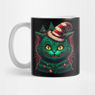 Cheshire Santa Mug